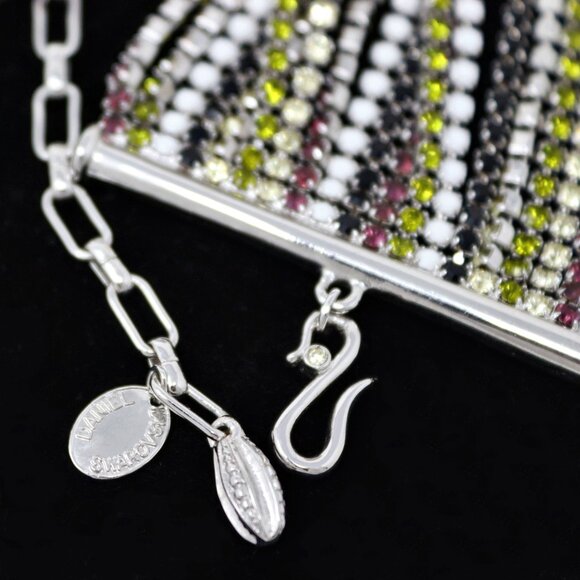 Daniel Swarovski Atelier Rare Signed Multi Strand Rainbow Choker Necklace - Picture 8 of 13